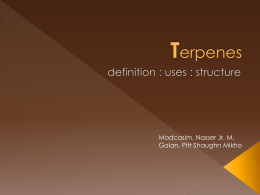Terpenes - ids