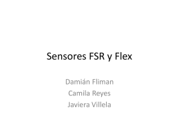 Sensores FSR y Flex