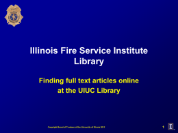 UIUC Library Online Journal and Article Locator