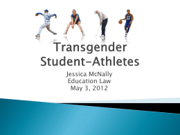 Transgendered Student-Athletes