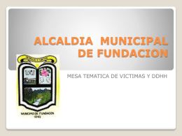 ALCALDIA MUNICIPAL DE FUNDACION - Fundación