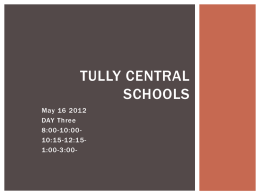 tully day three - Tully School District