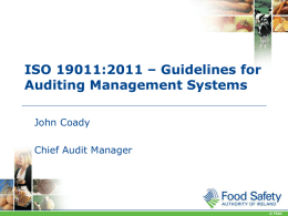 ISO 19011 - Audit