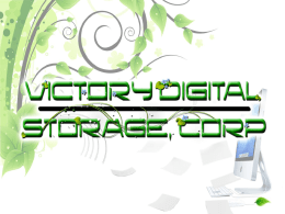Información - Victory Digital Storage Corp