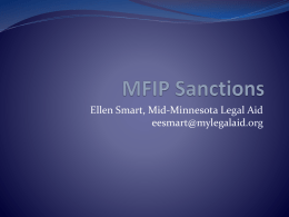 MFIP Sanctions