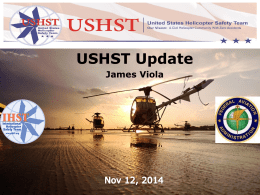 U.S. Helicopter Safety Team Update