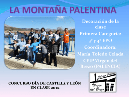 LA MONTAÑA PALENTINA - Concurso Día de Castilla y León en clase