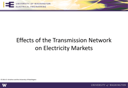 Effect of Transmission Network