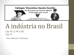 SC- Indústria no Brasil
