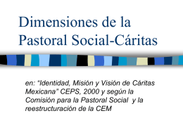 Historia de Caritas y C. Parroquiales 2012