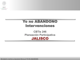 Jalisco Planeación Participativa CETis 246