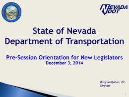 PowerPoint - Nevada Legislature