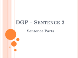 Sentence 2 - Fri 1