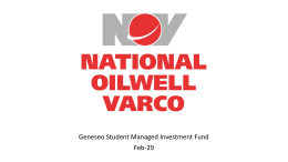 National Oilwell Varco 2/29/2013