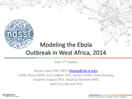 September 2, 2014 - Network Dynamics & Simulation Science