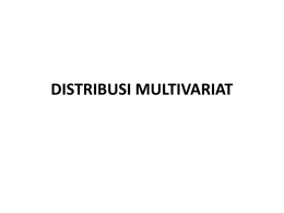 Distribusi Multivariat