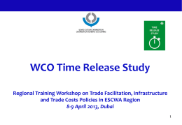 WCO Time Release Study