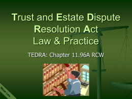 TEDRA is a - Advocates Law Group