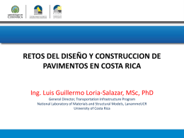Ing. Luis Guillermo Sol&iacute;s sobre estado actual de la infraestructura en