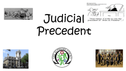 Precedent Presentation