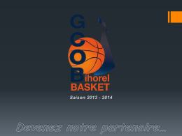Devenir partenaire - GCOBihorel Basket