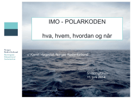 Polarkoden - Shippingforum