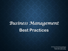 Business Management Presentation