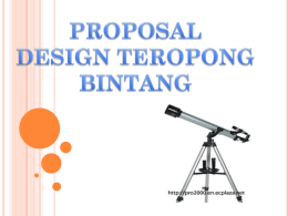 proposal design teropong bintang
