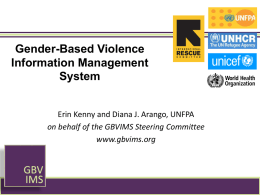 Gender-based Violence Information Management System