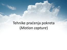 Tehnike hvatanje pokreta (Motion capture)