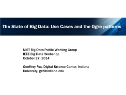 The State of Big Data - Community Grids Lab
