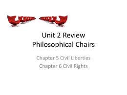 Unit 2 Review Philosophical Chairs