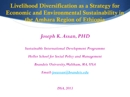 10 Environmental degradation in the Amhara Region of Ethiopia