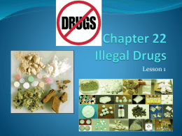 Chapter 22 Illegal Drugs