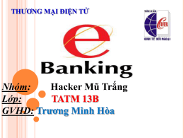 E banking