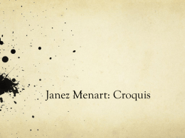 Janez Menart: Croquis