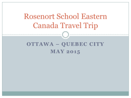 Quebec City - Rosenort School