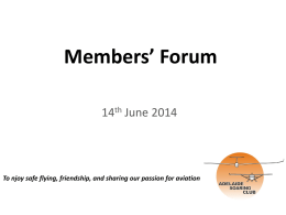 ASC Members` Forum 14,06,2014