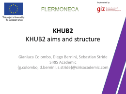 KHUB2 aims and structure