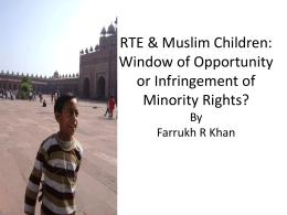 RTE & Minority