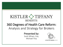 360 Degrees of Health Care Reform