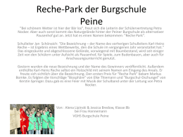 Reche-Park der Burgschule Peine