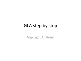 GLA step by step