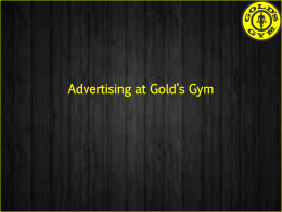 Gold`s Gym India Foot Prints – 87 Gyms