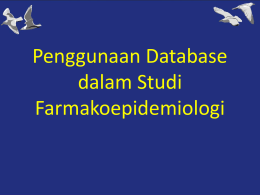 Penggunaan Database dalam Studi