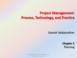 Planning - MCST-CS