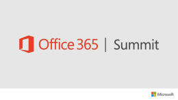 Summit: ITP02 - Office 365 security, privacy, and compliance