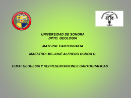 CARTOGRAFIA - Universidad de Sonora