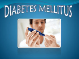Diabetes Melitus - Medicinska i kemijska škola Šibenik