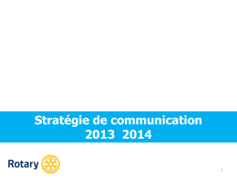 Campagne 2013 - Rotary International District 1770